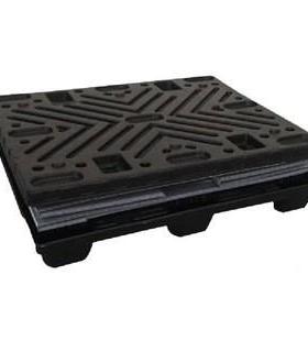 吹塑1200100托1200X1000可折汽配蜂窝围叠板箱天地X盖物流盘周转