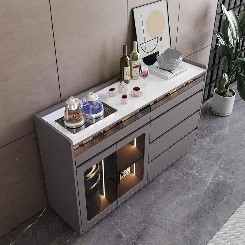 05款家用高颜22值一体柜餐边柜小型桌面客厅自动上台式TBA茶新吧