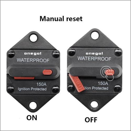 OEOLGG-150A汽G关车改装带开自动保险丝座电源保护自恢复断路器电