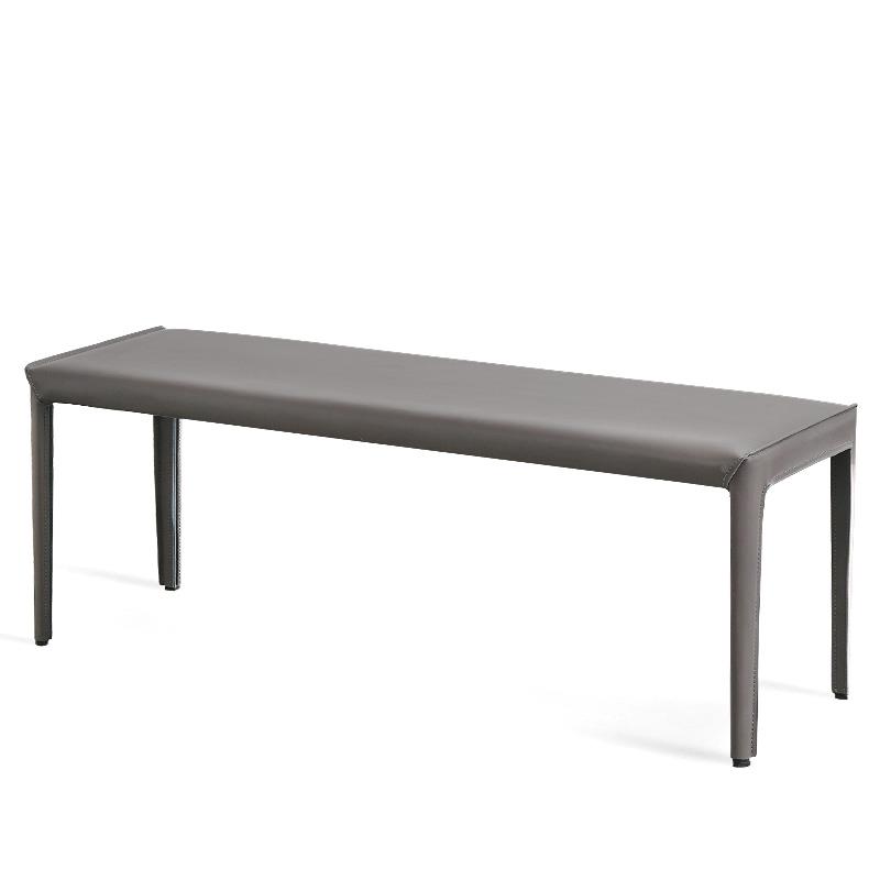 意式马鞍凳皮长凳轻奢长条床搁子F968TTM9榻床边条凳简约置衣凳卧