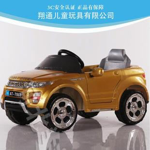 童门玩具车带遥控避震双电双儿驱开缓双启动电量显示儿童电动950