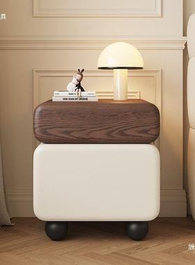 中储古风创意2025KPO新柜实木床头款柜简约现代床边轻奢感物柜子
