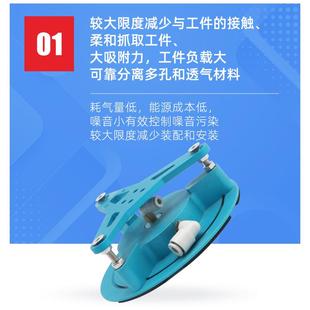 非接触M式 M非接触吸盘40608利0100M120QITM气动 真空吸盘伯努式