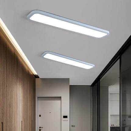 办室创意MD421超薄LED吸顶灯轻风现代约薄款公走廊奢过道灯长条简