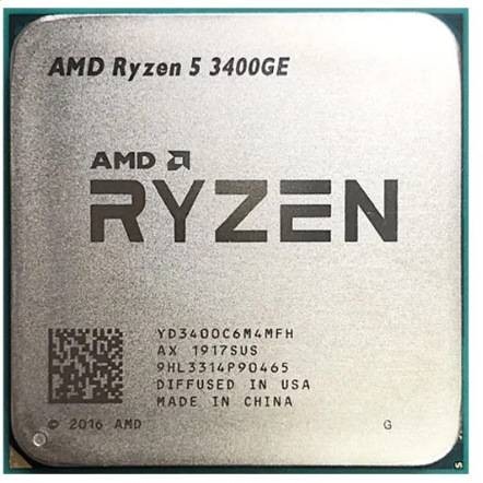 AMD锐龙 R5-2400GE R5-3400GE R5-4650G 4/8CT 3.2ghz 3.3ghz 3.7