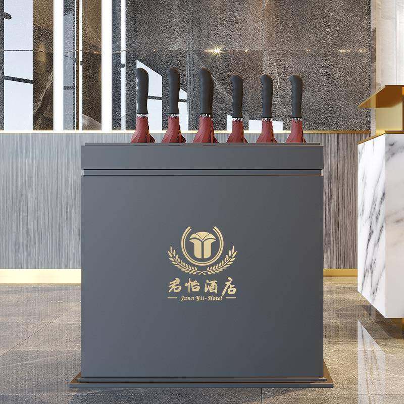 商现代13665用高档售楼部专用雨伞架酒店堂雨地伞陈大列架房产LOG