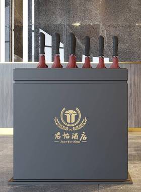商现代13665用高档售楼部专用雨伞架酒店堂雨地伞陈大列架房产LOG