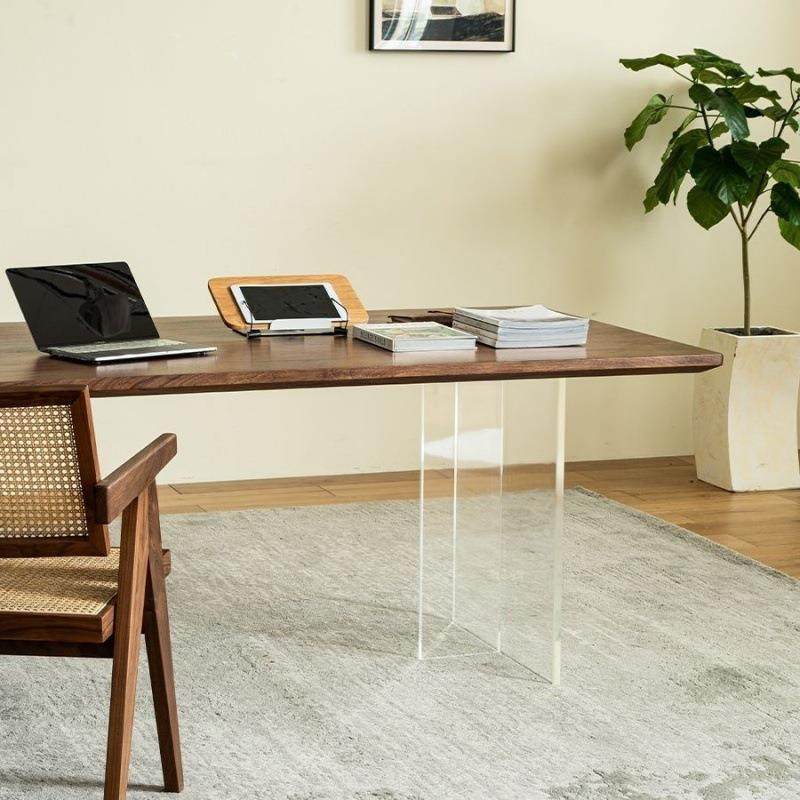 网红亚克力悬浮餐实茶桌办木桌公长方形板家用书桌OJV工桌作台办,商业/办公家具,餐桌椅系列,淘宝优惠券,粉丝福利购,淘宝优惠卷