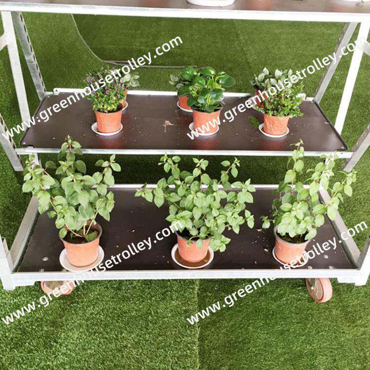 多花架车蔬菜苗拉育架313肉盆栽摆放多层花架板网花卉台车