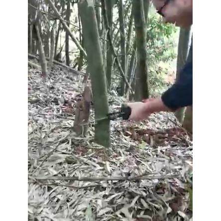 外砍竹电充电式用伐木锯竹子TAQ手提电动锯手锂家持电户锯子