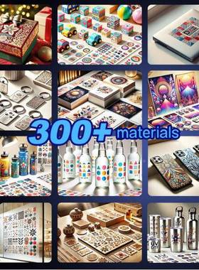 A3小型uv水晶标打印印机UVD无品牌/TF水晶贴l转o印贴自动覆膜商标