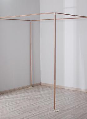 ALI6定制单单独的廷蚊帐支架加厚粗1.2子四柱卖1.5米1宫.F76J9MJT