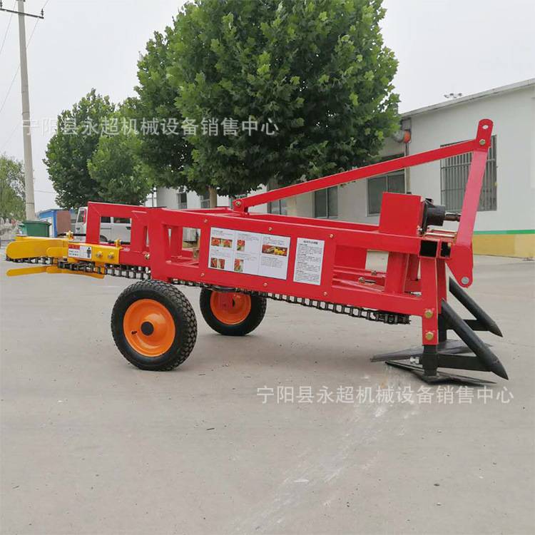 铲花生机刨花生机山东四轮车带链条款收花生机花生夹秧机收花生机