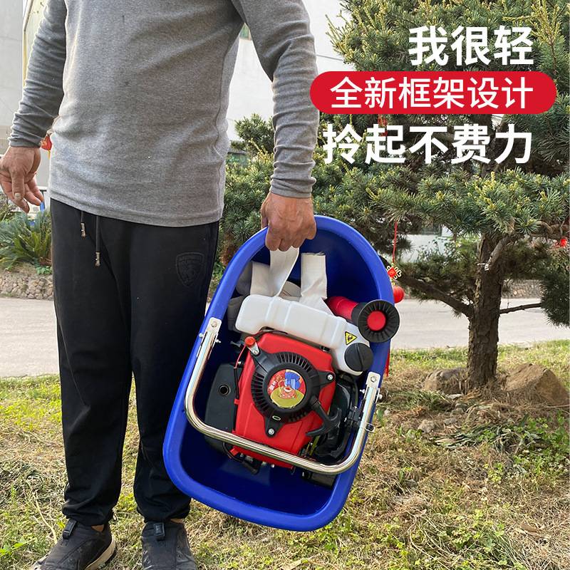 船式喷灌机抽水机农用汽油四冲程船仔机自吸漂浮泵小型汽油机水泵