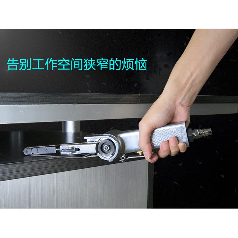 高宝气动砂带机10*303mm砂纸抛光环带磨光机风动拉丝打KP-699机磨