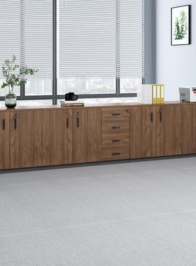 办公矮室柜储物料柜办公收柜资抽tb-72435屉柜带锁纳柜文件小柜子