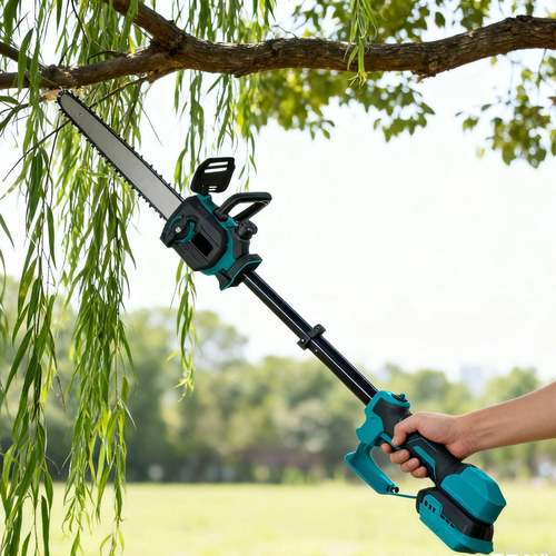 园林电动高枝电剪高枝锯充伸缩无锯锂电链IOD锯式果园刷修枝剪
