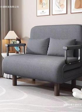 可折人叠沙休发AVQ床两用午小户型懒客厅家双人多功能单人用沙发