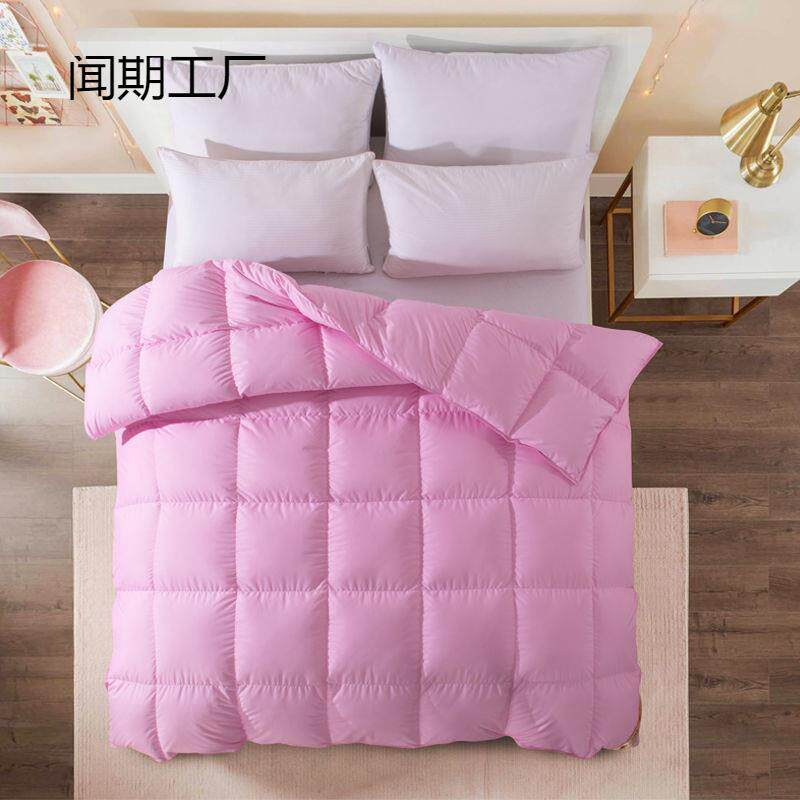 自充绒羽绒被WQBH其他被壳半成品钻绒毛钻被套子密高内胆防芯防羽