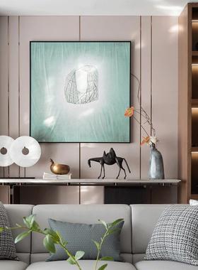 创意厅个性售楼饰处样板间高端装画关别墅IMI客玄走廊过道挂画壁