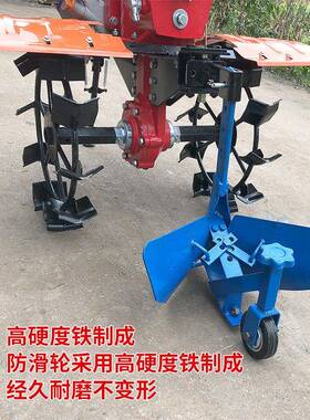 微耕机耕旋机走配件改装防IOP滑轮铁轮一对农机行轮子磨耐爬行轮