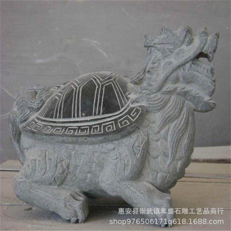 石雕四玄武青向龙白YE-09112虎朱雀石工雕石瑞兽厂家手雕刻雕动物