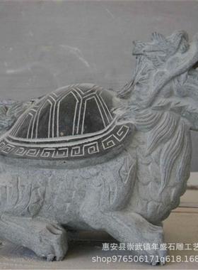 石雕四玄武青向龙白YE-09112虎朱雀石工雕石瑞兽厂家手雕刻雕动物