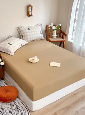 加厚纯宿棉磨套毛ADS单床笠单件全棉榻榻米床罩床垫保护罩舍单人
