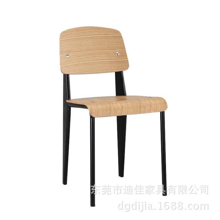 水学AOX曲柳多层实餐椅酒店饭店铁木椅子学校生课桌学习椅艺曲木