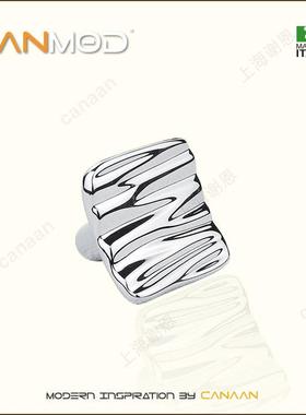 Canmod装迦南原意大利进口无品牌/现代屉柜门亮铬抽拉型手24159号