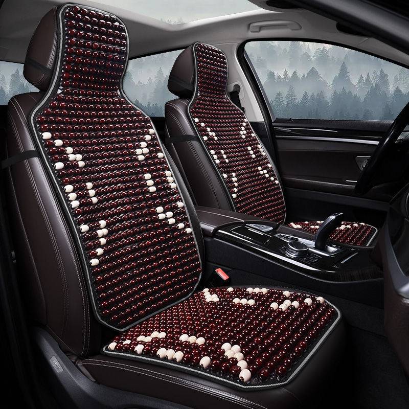 汽车坐垫夏季单片木珠方垫透气凉垫座椅垫夏天珠子单个屁屁垫座垫