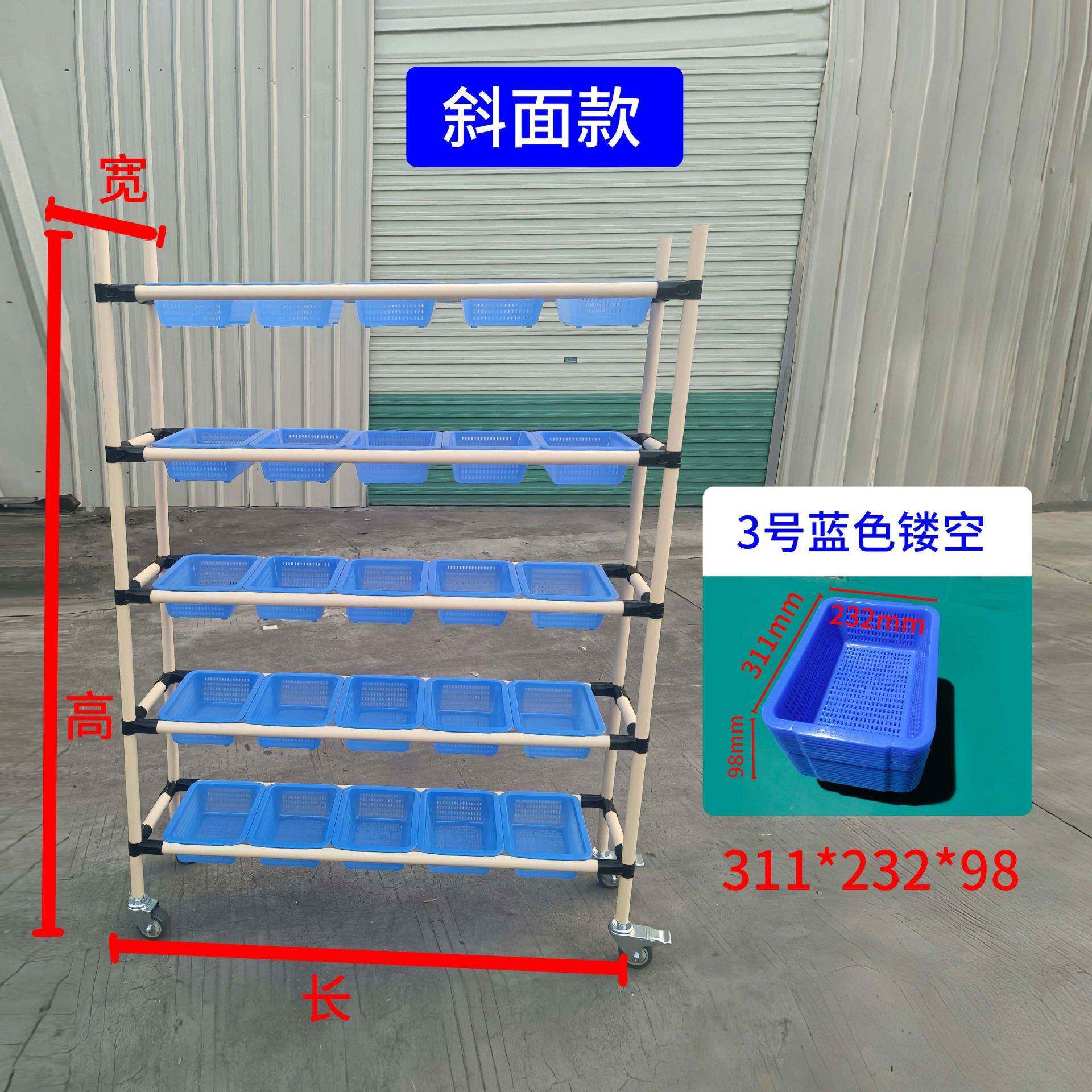 电商分拣车仓库配货车快递物流多功能推车车间精益管物料架镂空筐