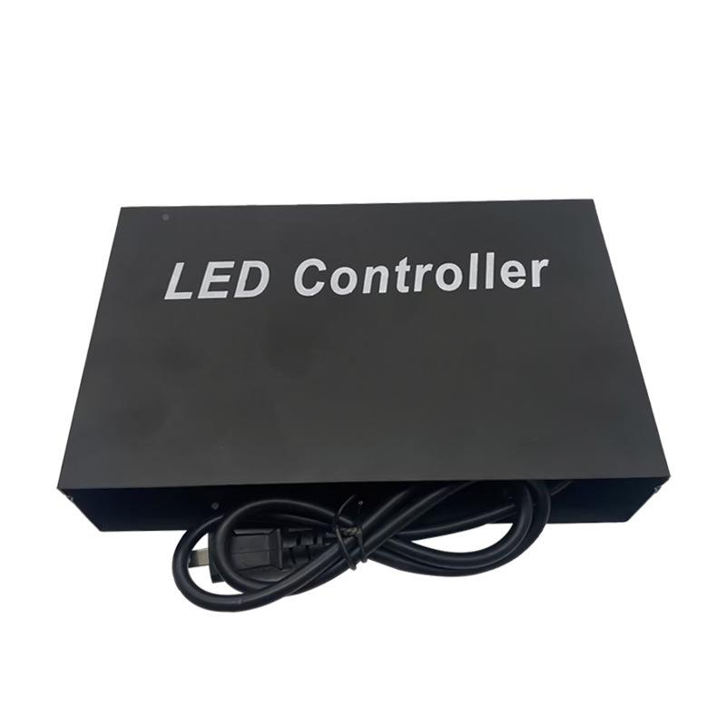 T-800AC幻彩可编程多控制T8000AC器8路点光源LED台同步级0联SD卡