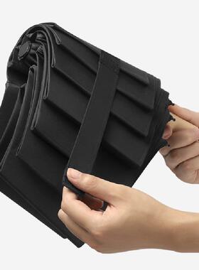 无品牌/现货R3040记忆贴片伞秒收伞易折三折伞柄动收伞自晴木伞雨