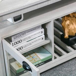 约带实玻璃门电小视柜尺寸超窄小户58766型卧室现代简省空间木窄