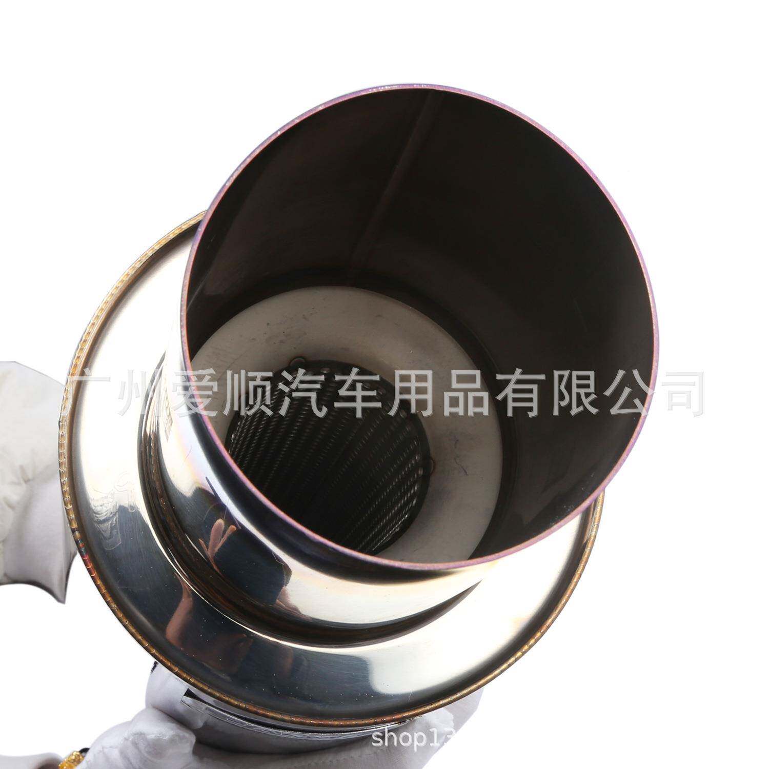 车改装不锈钢排气管2AH-PQ02.5寸3排寸不锈钢直管汽跑车尺音直排