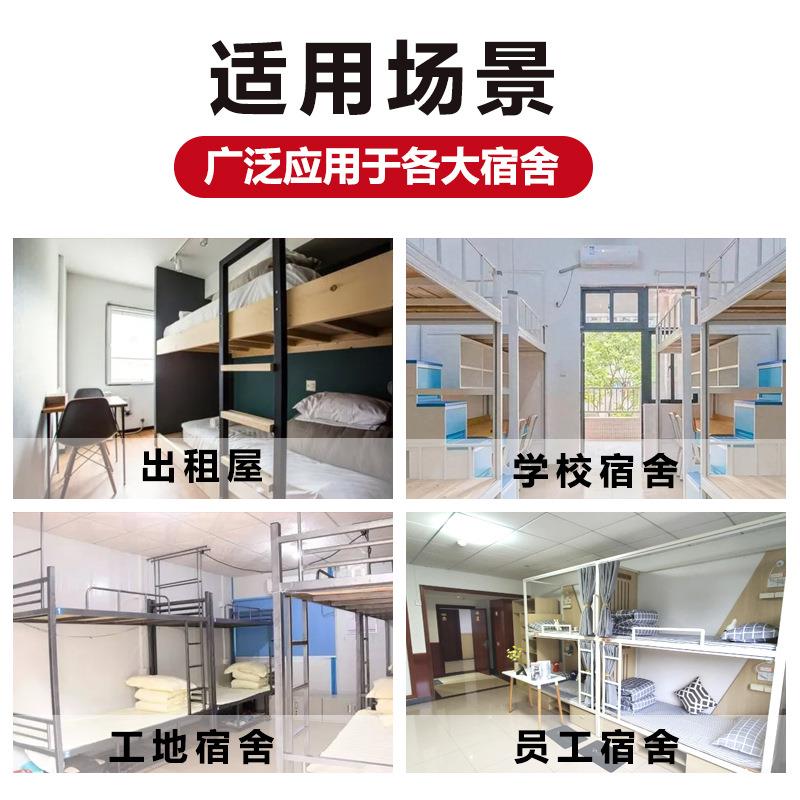 无品牌/上床下桌公寓床宿舍床高架床单人员工高低床铁床艺支定持