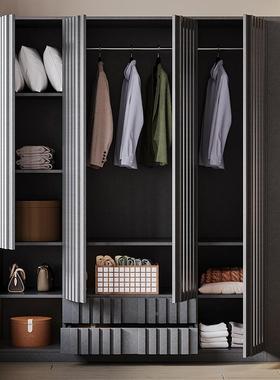 衣实收木衣柜卧室家用新中CS250106式木透气衣服纳原柜可橱简易柜