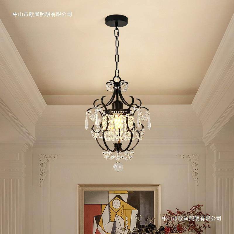 楼法水式复古铁艺头晶吊灯轻奢卧室床客厅梯入户南洋风369玄关过,家装灯饰光源,智能吊灯,淘宝优惠券,粉丝福利购,淘宝优惠卷