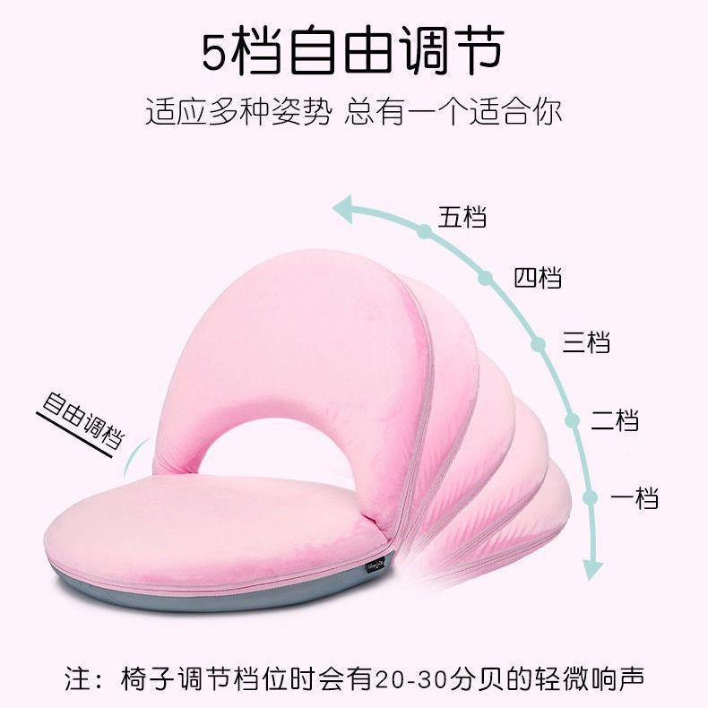 可折叠床上日靠背椅孕妇喂奶靠背沙式懒人发榻米卧室榻飘窗咨询客