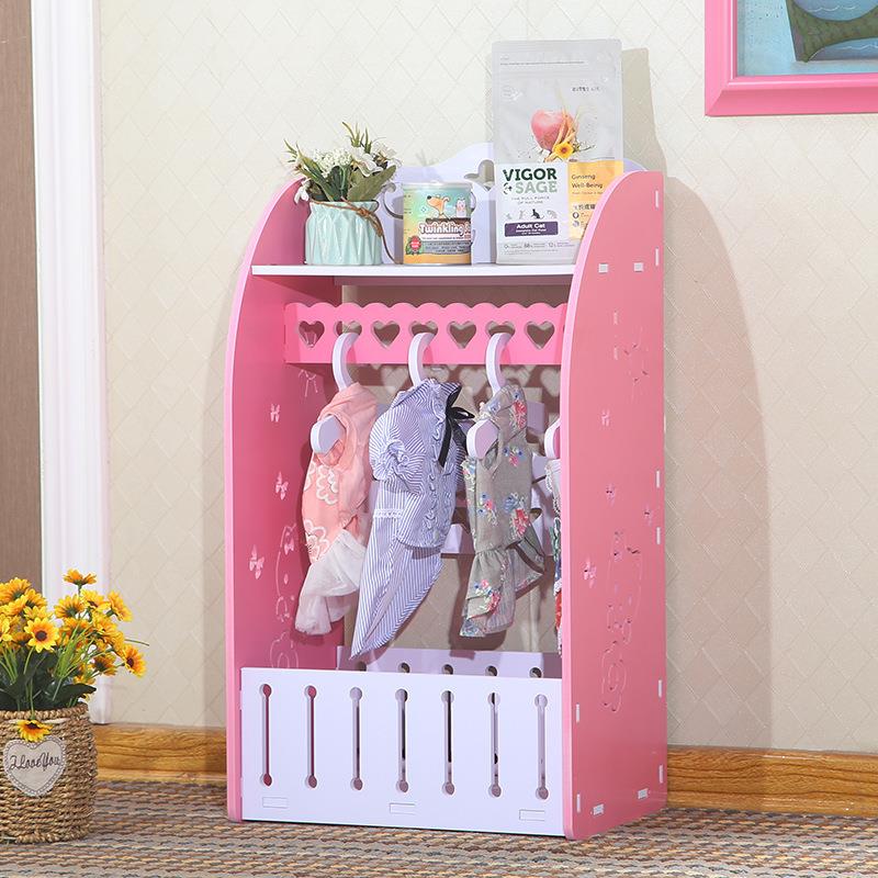 宠物衣IRE橱猫咪衣架狗狗小衣柜新展收款宠物用物品宠店示架纳柜