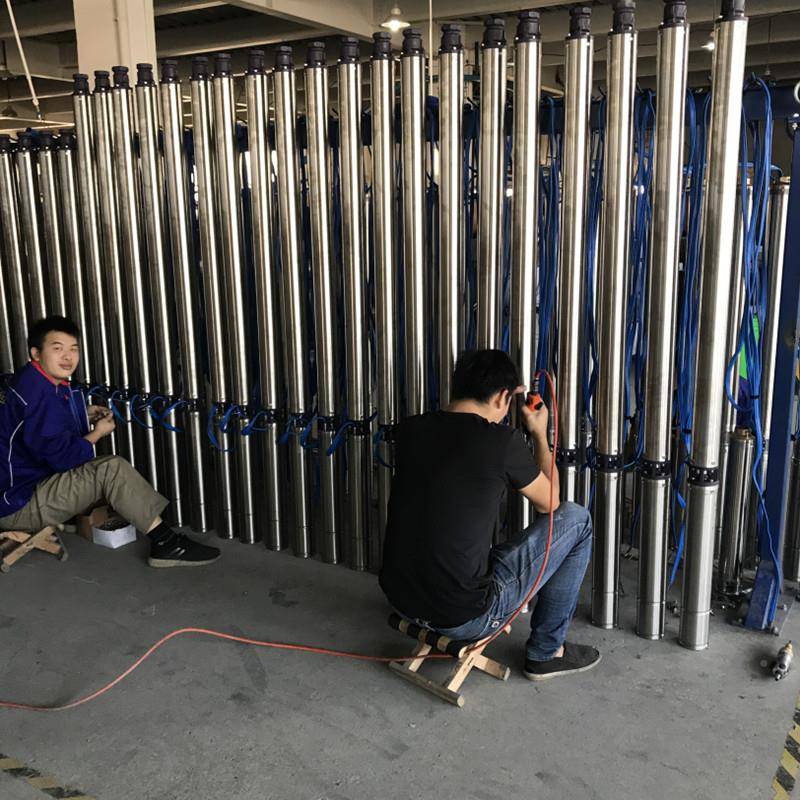 1RRO5Q0J全不锈钢深井泵380VD三相潜水泵高程扬小口径农田灌溉抽