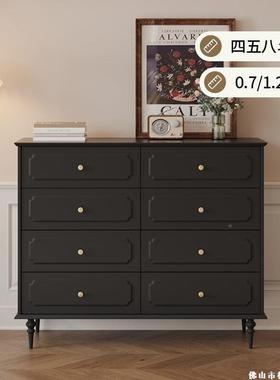OAH美置式复卧斗室八柜床尾物古柜中古风客厅储物边柜电视柜旁五