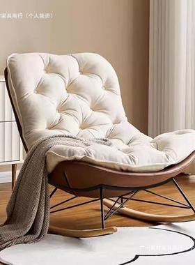 客厅大摇轻摇椅奢阳台逍遥椅家用休闲人发躺椅单人沙椅子NRO懒人