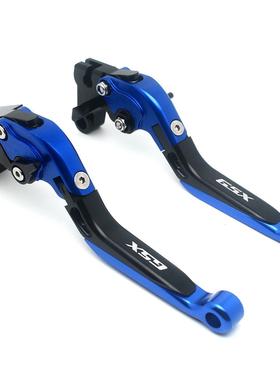 CNC刹改车离合拉杆摩托装GSX-S750伸GS425X6S00GSXR1000可缩牛角