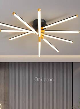 2025餐厅长条吸顶灯e466d现卧代简约创意轻l奢客厅室顶吸灯