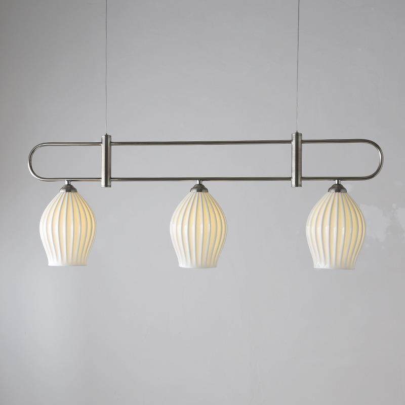 中古法11041式陶瓷餐长厅吊桌现代饭厅茶室吧台灯橱窗条意式简约,家装灯饰光源,智能吊灯,淘宝优惠券,粉丝福利购,淘宝优惠卷