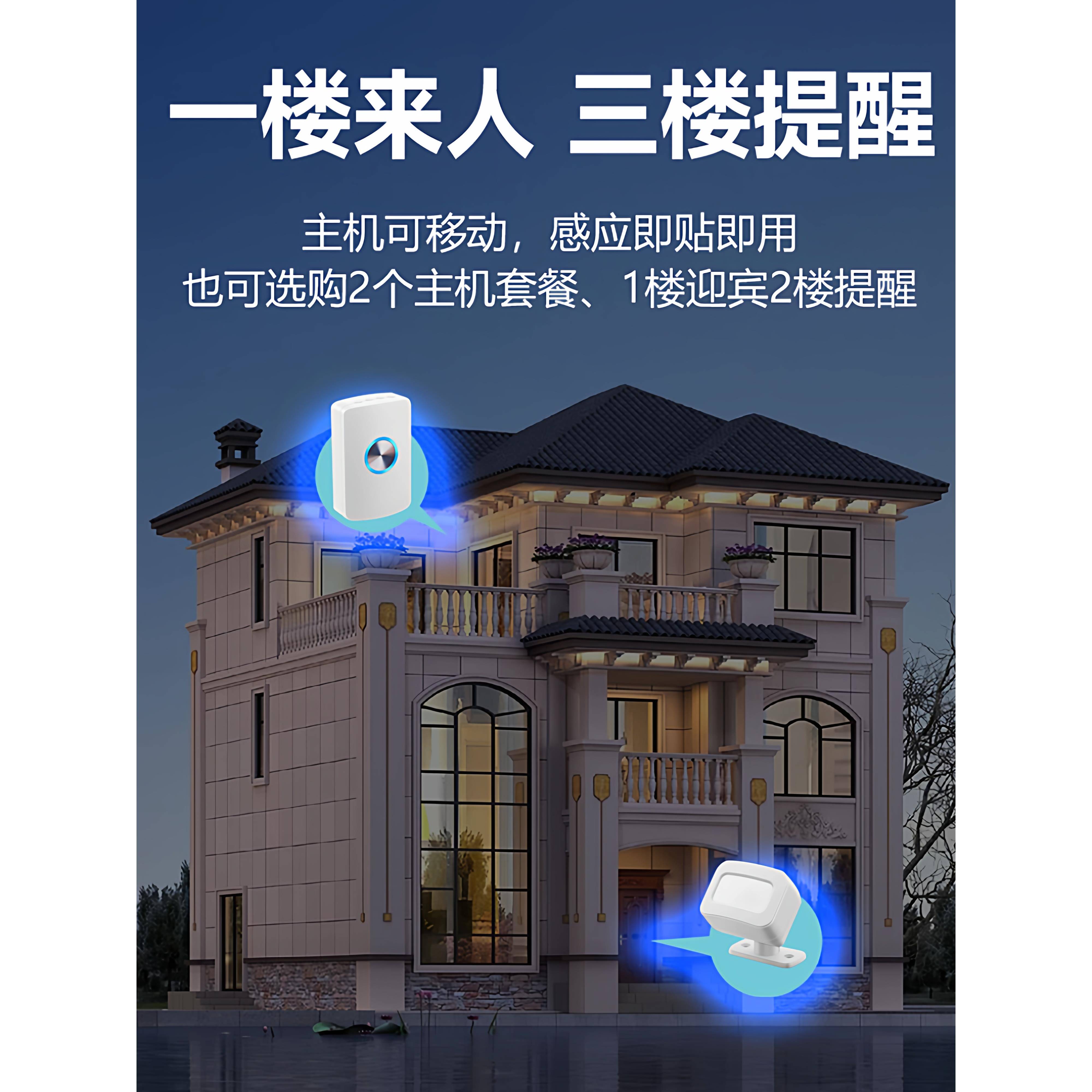 响宁门提口欢迎光临感应店铺进门语音器醒迎宾报警市器F79669HH超