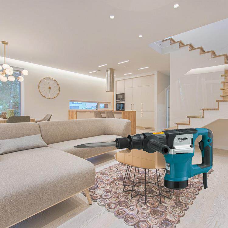 ak凝itaQCZ牧田M860B电镐电铲m六角柄混土墙0壁开槽机轻型电锤镐