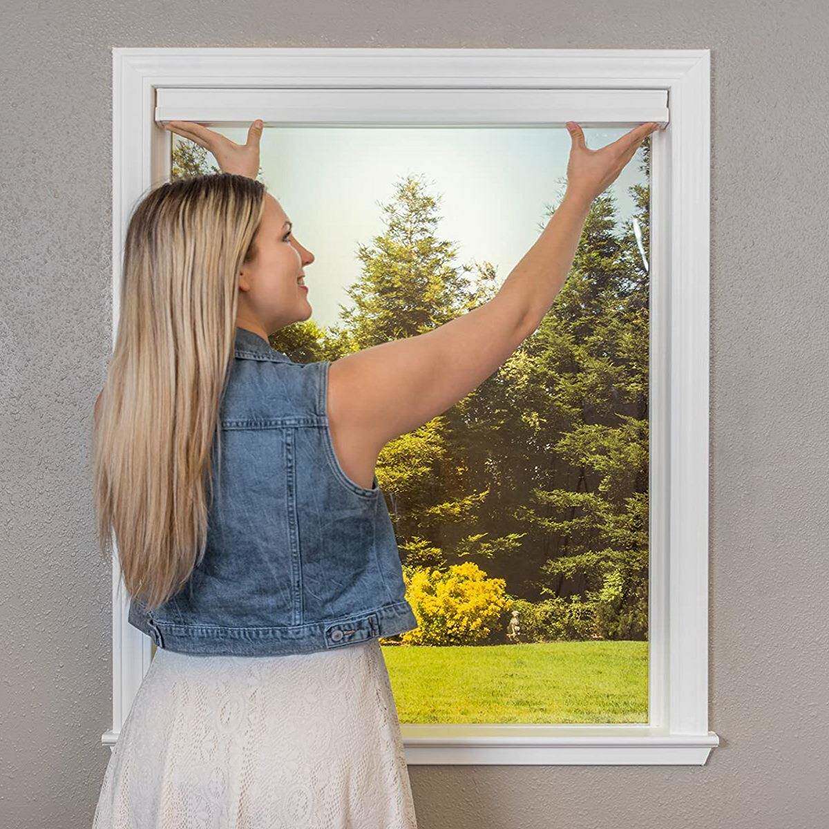 拉简易无绳百折无TN-121帘巢帘打孔纸百折帘蜂无纺布百折帘可裁剪